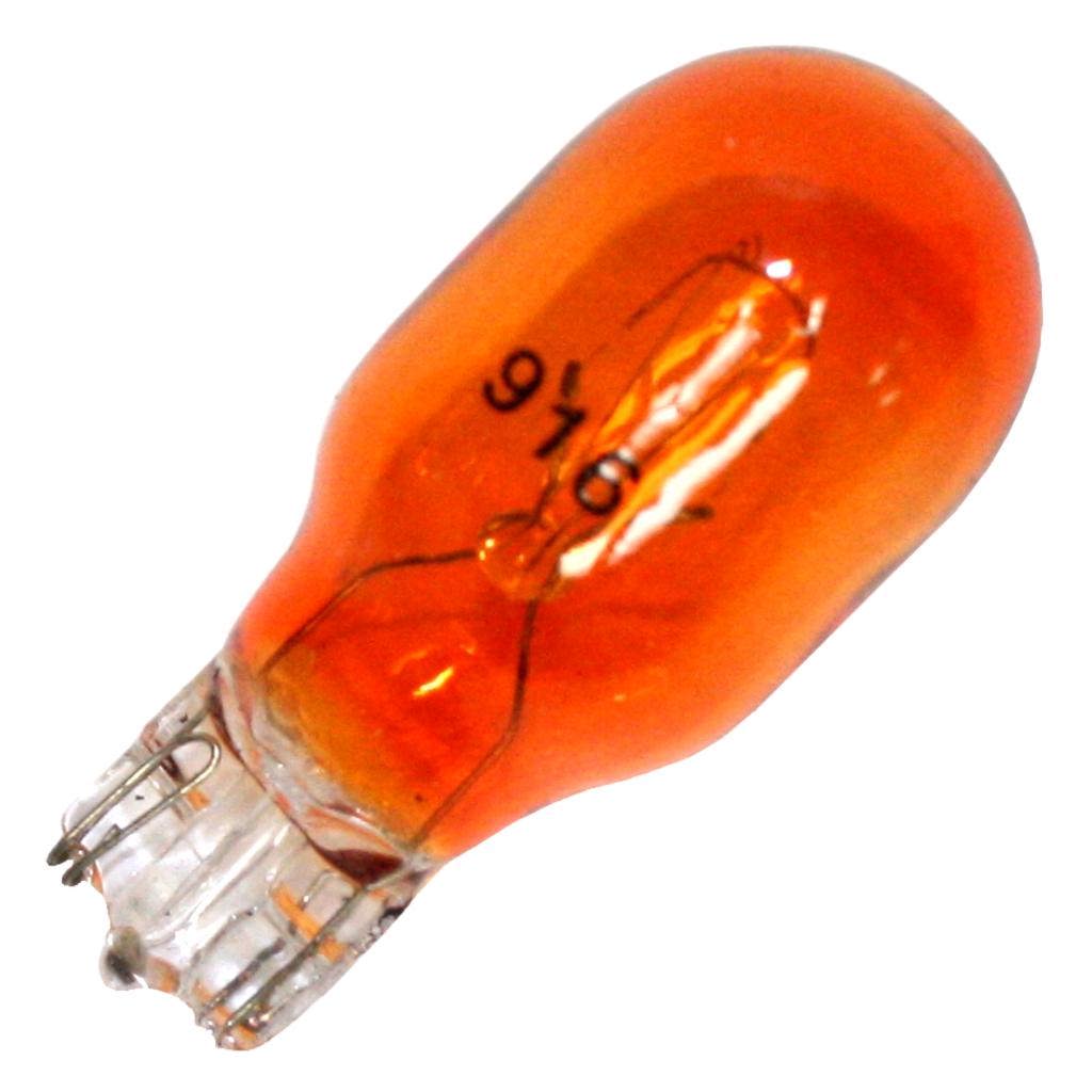 7 watt 13.5 volt T5 Miniature Wedge Base Amber #916NA 1