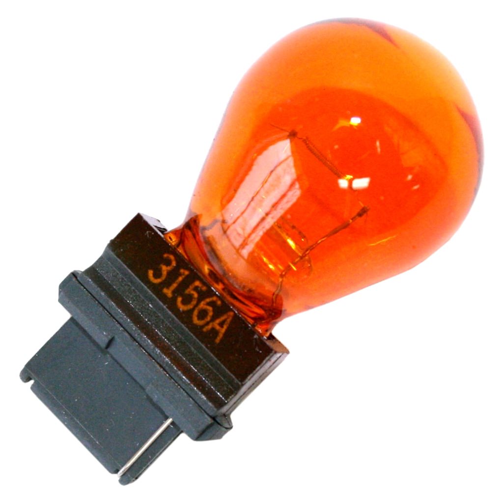 26.9 watt 12.8 volt S8 Plastic Wedge Single Filament Base Amber #3156A 1