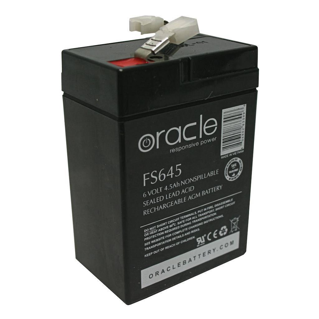 6V 4.5Ah AGM Sealed Non-Spillable Emergency Light Battery 1