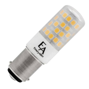 4.5 watt 120 volt Double Contact Bayonet Base 2700K Warm White Dimmable LED 1