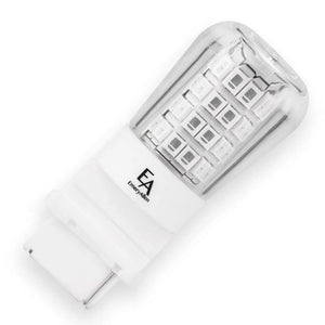 4 watt 12 volt Wedge Base Amber Frosted Dimmable LED 1