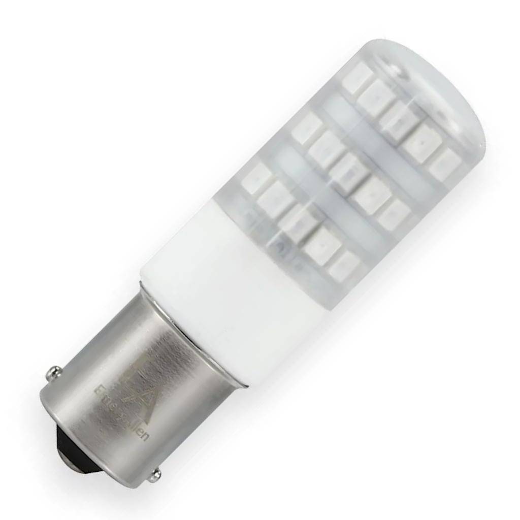 2 watt 12 volt Single Contact Bayonet Base Amber Dimmable LED 1