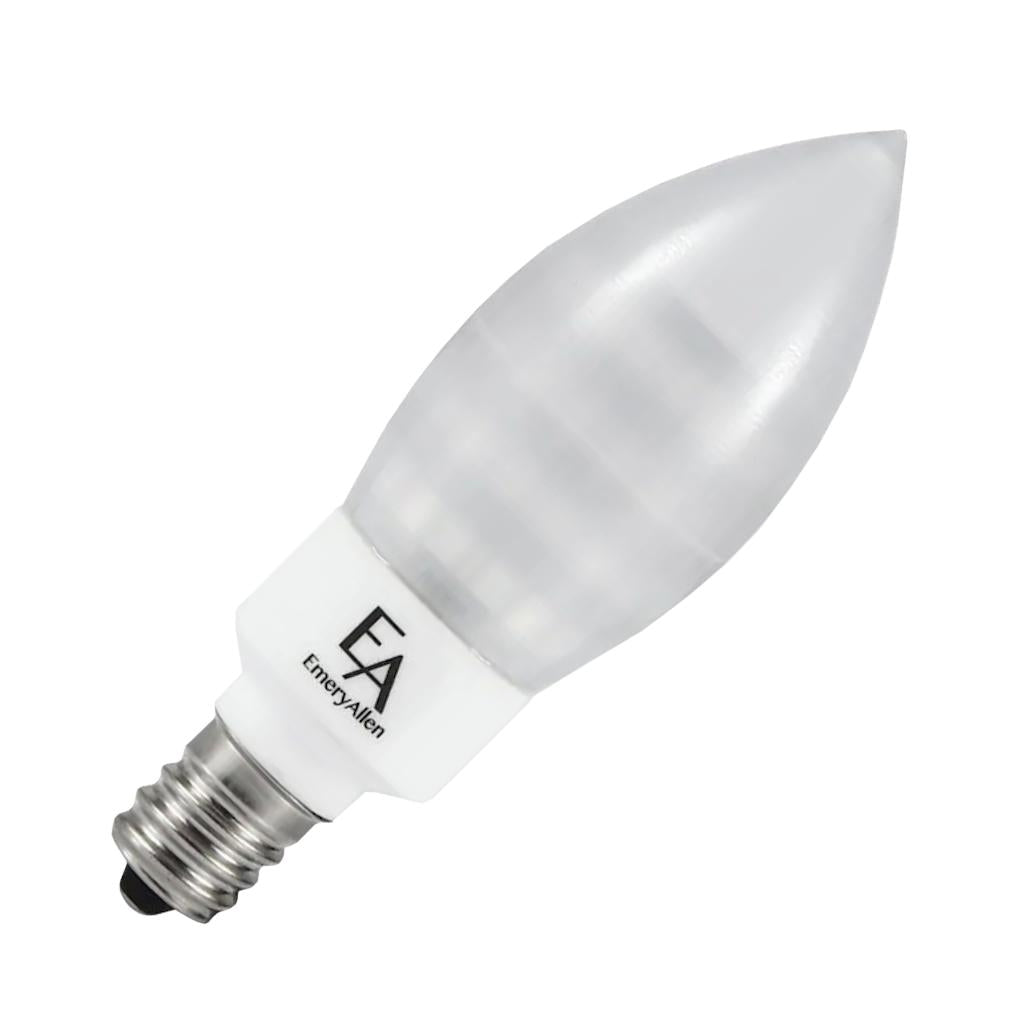 5 watt 120 volt Candelabra Screw Base Amber Dimmable LED 1