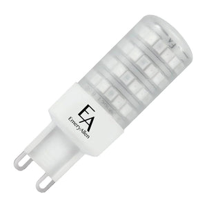 3 watt 120 volt G9 Double Loop Base Amber Dimmable LED 1