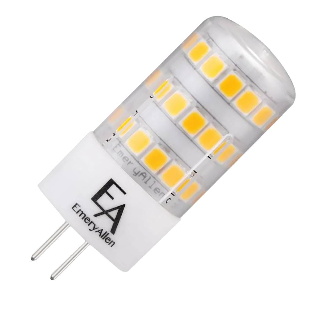 4 watt 12 volt Bi-Pin Base 3000K Natural White Dimmable LED 1