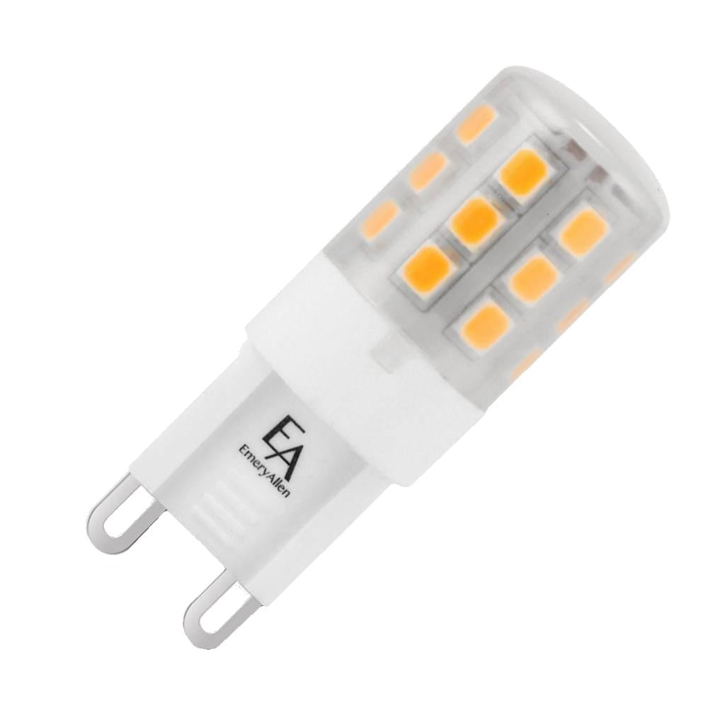 3 watt 120 volt G9 Double Loop Base 2700K Warm White Dimmable LED 1