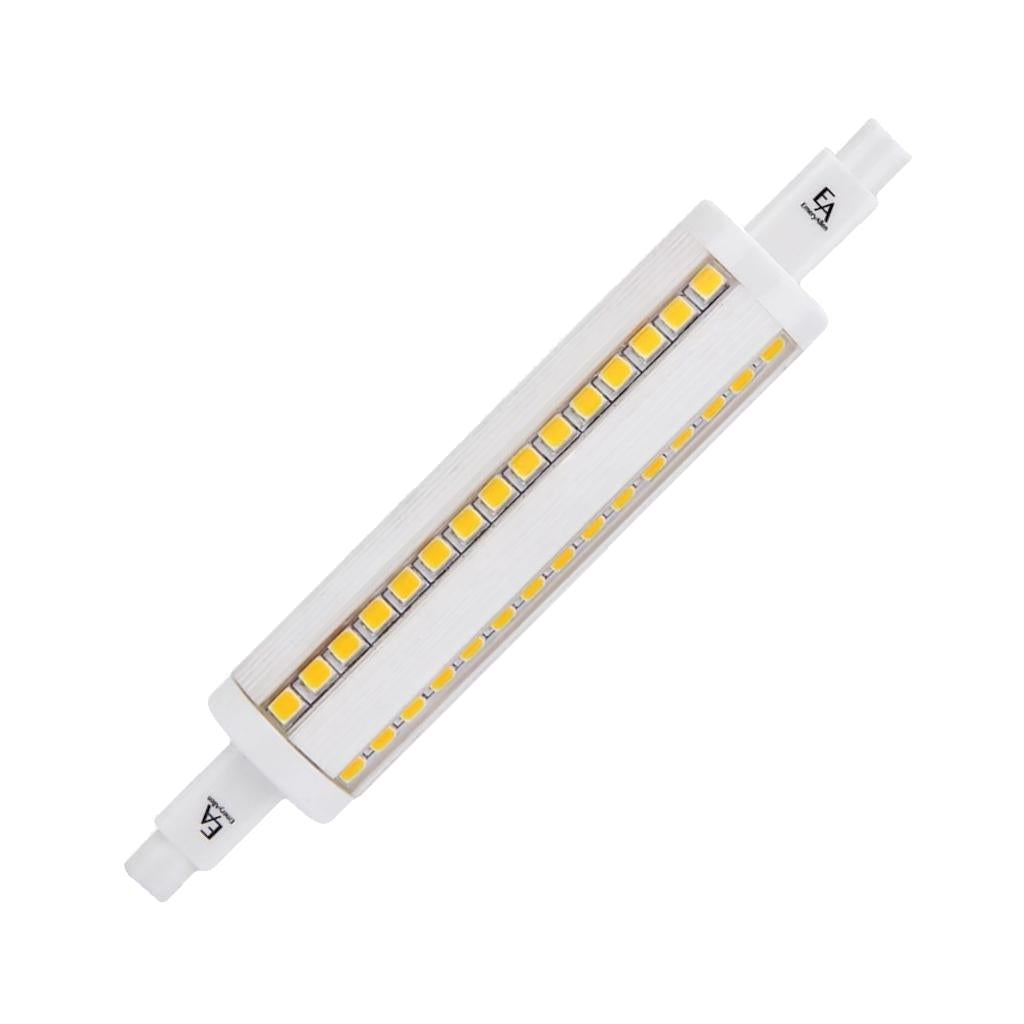 8 watt 120 volt double-ended 2700K Warm White Dimmable LED 1