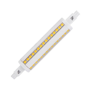 8 watt 120 volt double-ended 2700K Warm White Dimmable LED 1