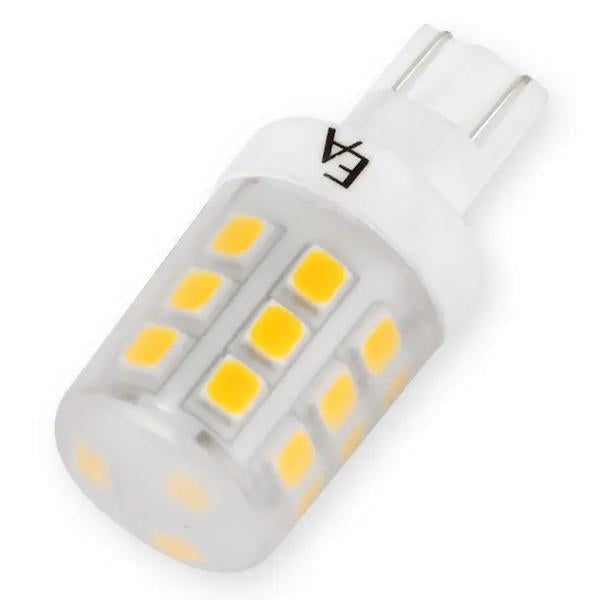 2.5 watt 12 volt Wedge Base 2700K Warm White Dimmable LED 3