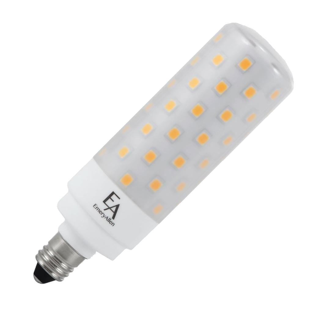 8.5 watt 120 volt Mini Candelabra Screw Base 3000K Natural White Dimmable LED 1