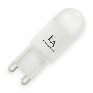 2.5 watt 120 volt Bi-Pin Base 2700K Warm White LED Light Bulb 1