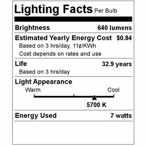 7 watt 12 volt MR16 Bi-Pin Base 5700K Dimmable Spot LED 2