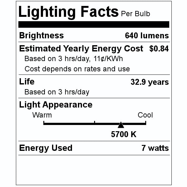 7 watt 12 volt MR16 Bi-Pin Base 5700K Dimmable Spot LED 2