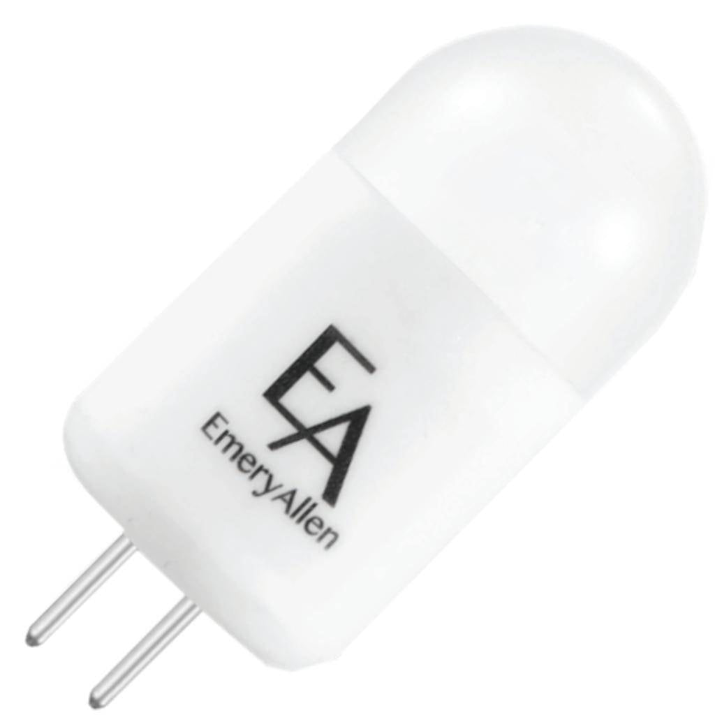 2.5 watt 12 volt T4 Bi-Pin Base 3000K Natural White Dimmable LED 1