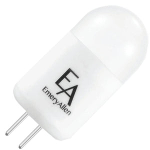 2.5 watt 12 volt T4 Bi-Pin Base 3000K Natural White Dimmable LED 1