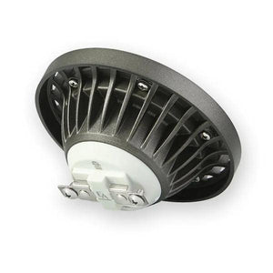 14 watt 12 volt PAR36 Male Spadelug Terminals Base 3000K Natural White Flood Dimmable LED 3