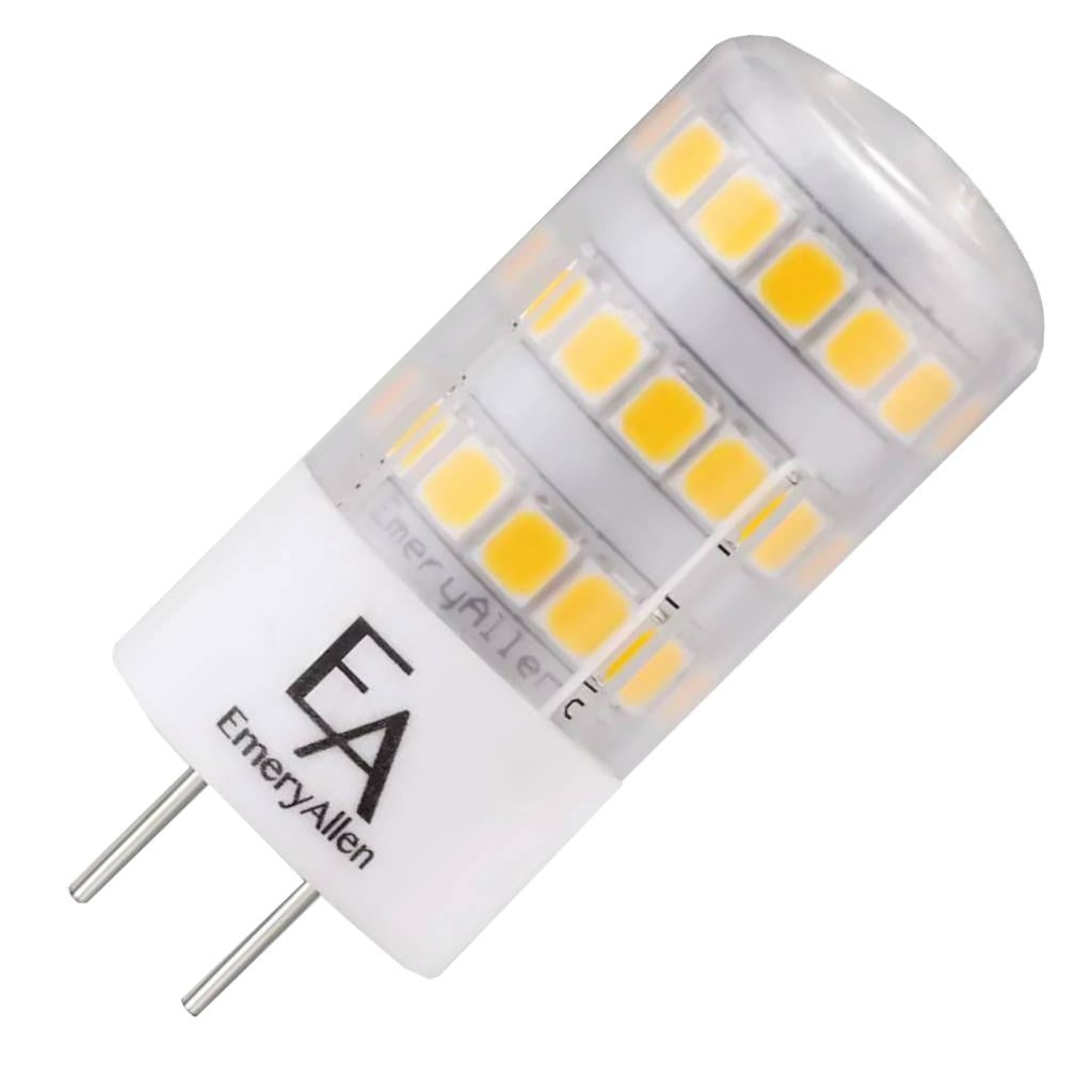 4 watt 12 volt Bi-Pin Base 2700K Warm White Dimmable LED 1