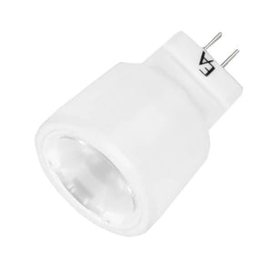 2 watt 12 volt MR8 Bi-Pin Base 3000K Natural White Dimmable Flood LED 1