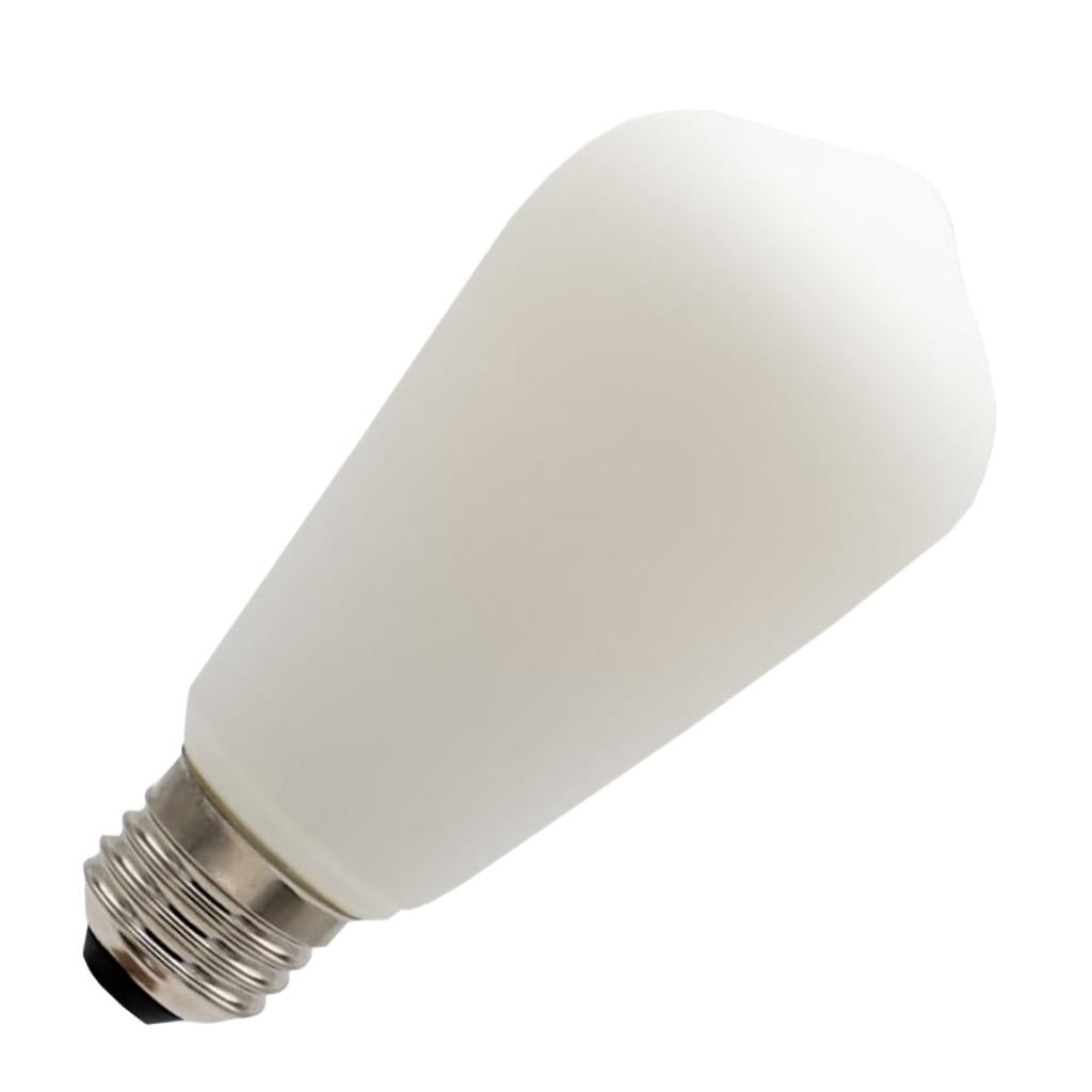 7 watt S19 120 volt Medium Screw Base Amber 2700K Warm White LED Light Bulb 1