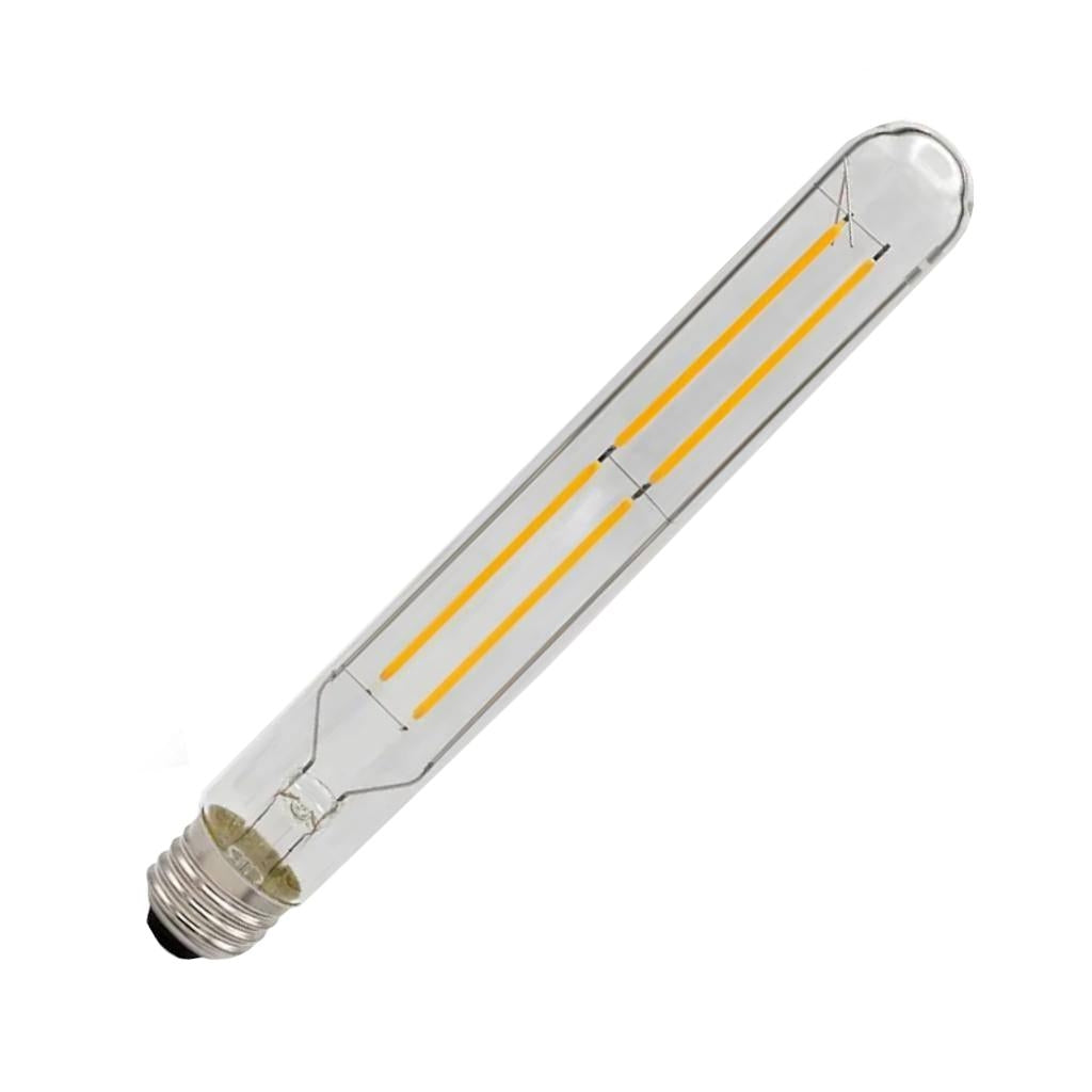 4 watt 120 volt T10 Medium Screw Base 3000K Natural White Dimmable LED 1