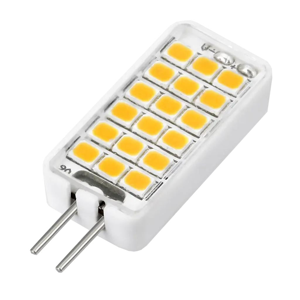 3 watt 12 volt Bi-Pin Base 2700K Warm White Dimmable LED 1