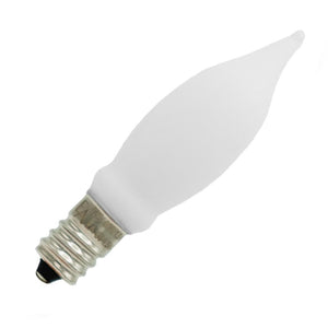 1.3 watt 120 volt C6 Candelabra Screw Base 2700K Warm White LED Light Bulb 1