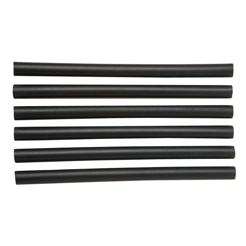 8" Black Heat Shrink Thick Wall Tubing (6 Pack) 1