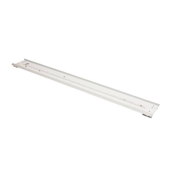 96 watt 120/277 volt 4000K 8' LED Strip Fixture Retrofit Conversion Kit with Frosted Diffuser 1
