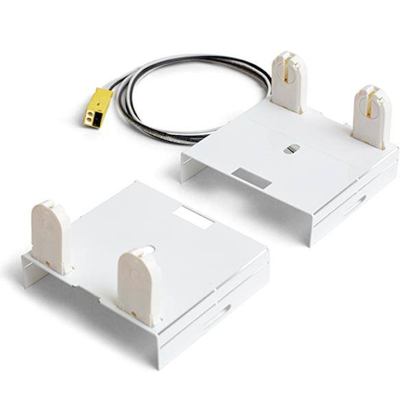 4' T8 2 Lamp Fixture Bracket LED Kit 1