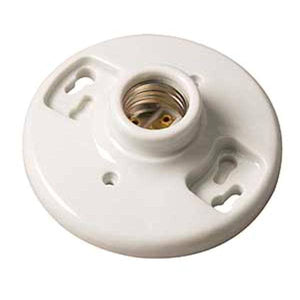 Standard Base Keyless Porcelain Lamp Holder 4-Terminal 1
