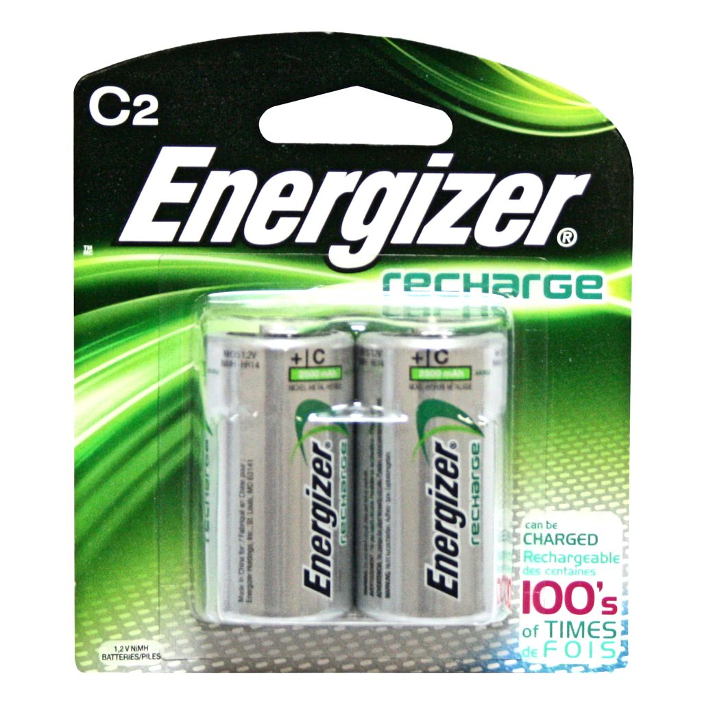 2 C Cell NiMH 2500mAh C2 Rechargeable Batteries (2 pack) 1