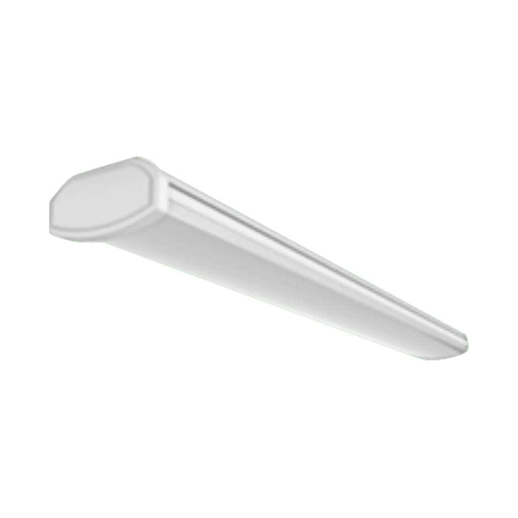 4' 45 watt 120/277 volt 4000K Cool White Dimmable LED Utility Wrap with Battery Backup 1