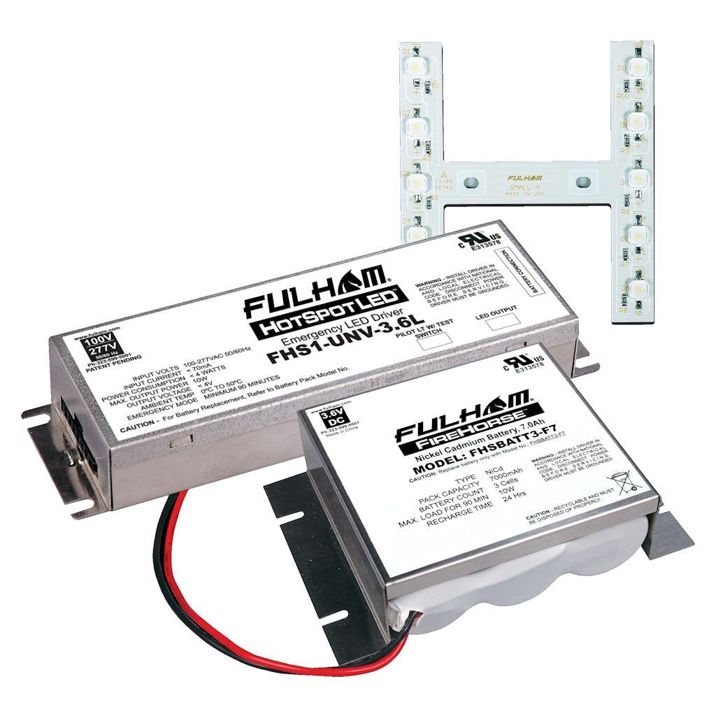 6 watt 120/277 volt Emergency Lighting Retrofit Kit 1