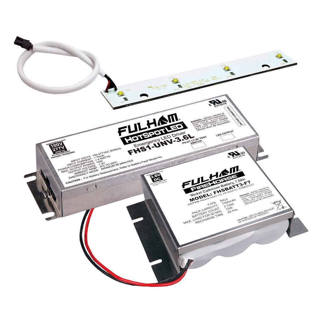 4 watt 120/277 volt Emergency Lighting Retrofit Kit 1