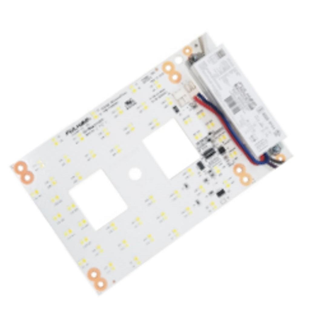 7.4" x 4.7" 21 watt 120/277 volt 3000K Natural White Dimmable LED Retrofit Kit 1