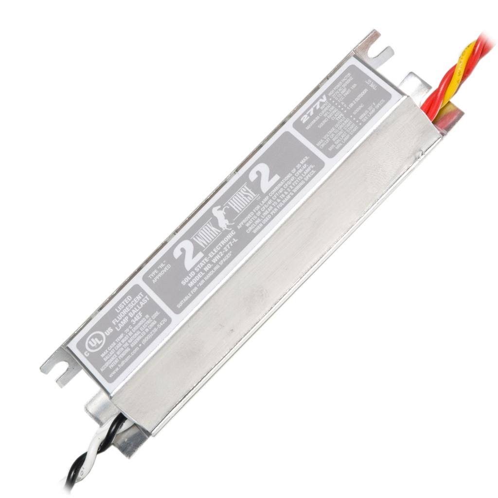 1-2 Lamp 277 volt Workhorse 2 Electronic Ballast 1
