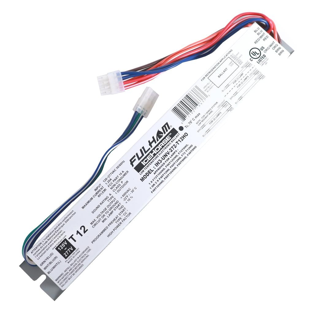 1-2 Lamp 120/277 volt T10/T12HO IceHorse 3 Electronic Ballast 1