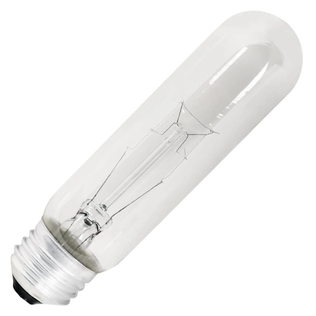 40 watt 120 volt T10 Medium Screw Base 2500K Warm White Clear Dimmable 1