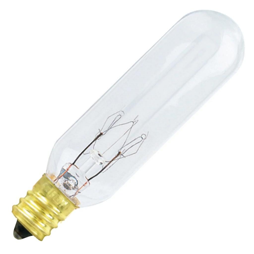 15 watt 130 volt T6 Candelabra Screw Base 2700K Warm White Clear Dimmable 1