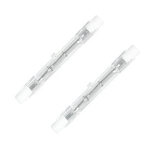150 watt 120 volt T3 Recessed Single Contact Base 3000K Natural White Halogen Light Bulb (2 Pack) 1