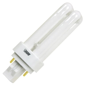 13 watt PLD 2-Pin Base 3500K Natural White Frosted Non-Dimmable CFL 1