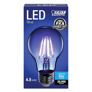 4.5 watt 120 volt A19 Medium Screw Base Blue Transparent LED 2