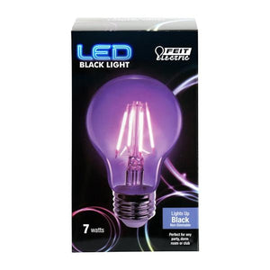 7 watt 120 volt A19 Medium Screw Base Black Non-Dimmable LED 2