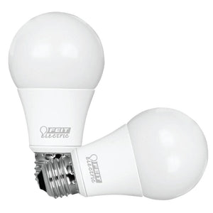 8.8 watt 120 volt A19 Medium Screw Base 3000K Natural White Dimmable LED (2 Pack) 1