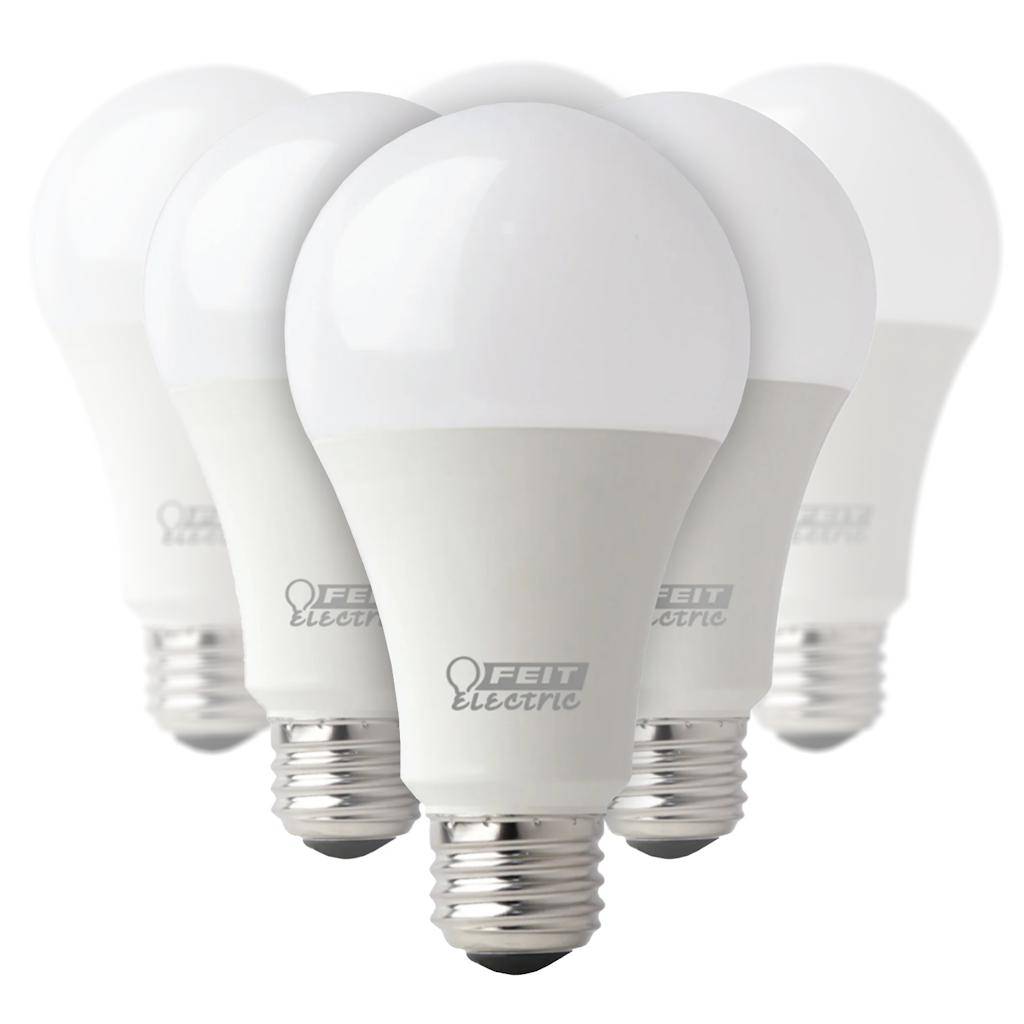 8.8 watt 120 volt A19 Medium Screw Base 3000K Natural White Non-Dimmable Electric LED (10 Pack) 1