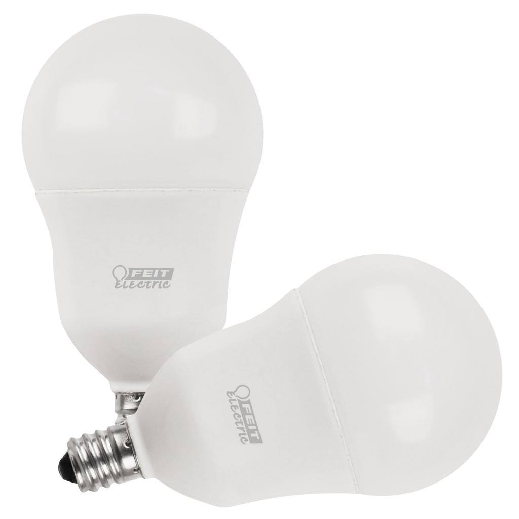 8.3 watt 120 volt A15 Candelabra Screw (E12) Base 5000K Daylight Frosted Dimmable LED (2 Pack) 1