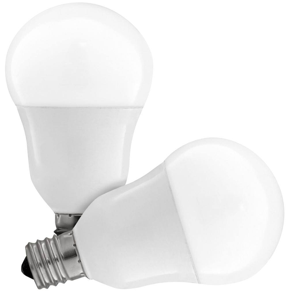 8.3 watt 120 volt A15 Intermediate Screw Base 5000K Daylight Frosted Dimmable LED (2 Pack) 1