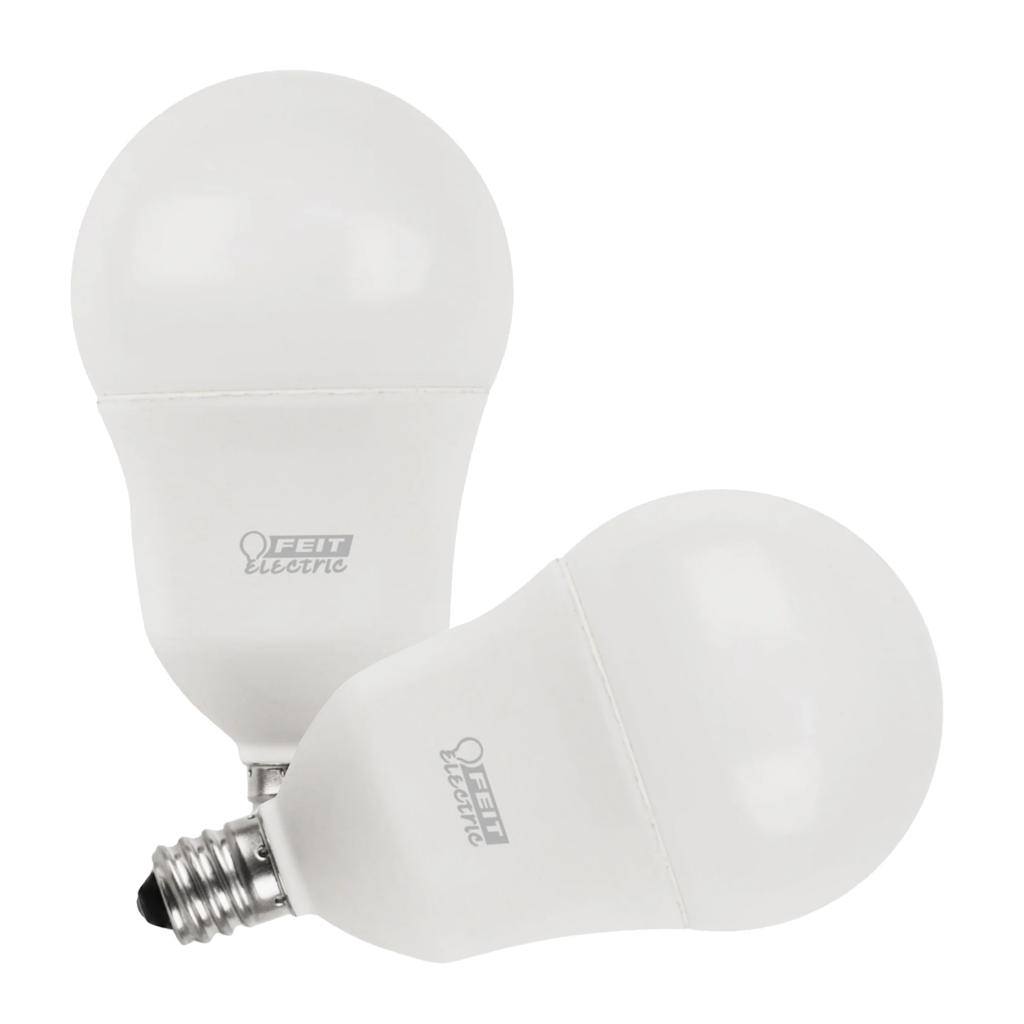 8.3 watt 120 volt A15 Candelabra Screw Base 3000K Natural White Dimmable LED (2 Pack) 1