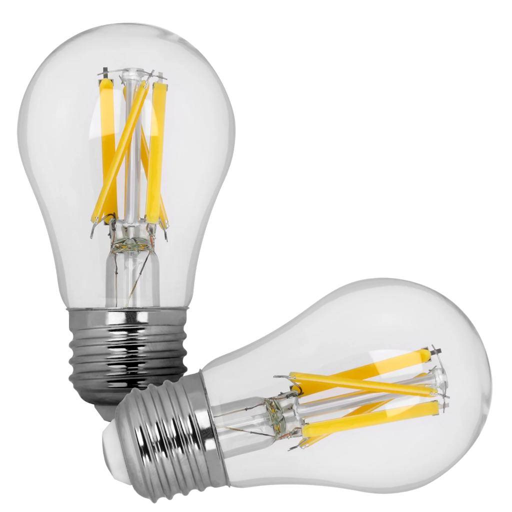 10 watt 120 volt A15 Medium Screw Base 3000K Natural White Clear Dimmable LED (2 Pack) 1