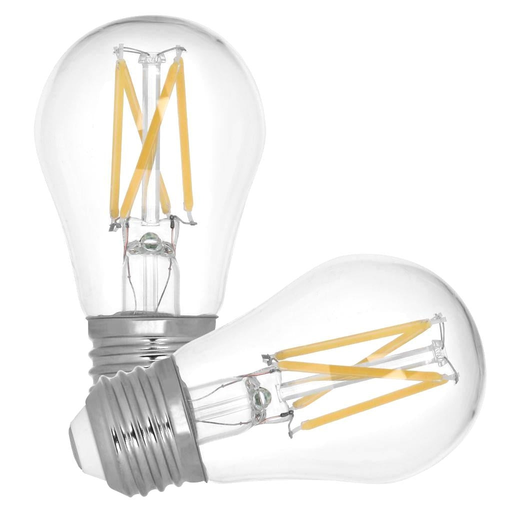 10 watt 120 volt A15 Medium Screw Base 5000K Daylight Clear Dimmable LED (2 Pack) 1